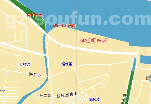 滨江明珠交通图