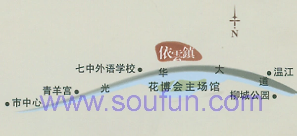 依云镇交通图
