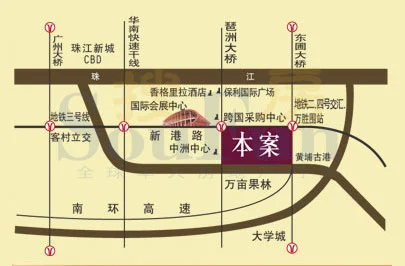 雅郡花园会展宫寓交通图