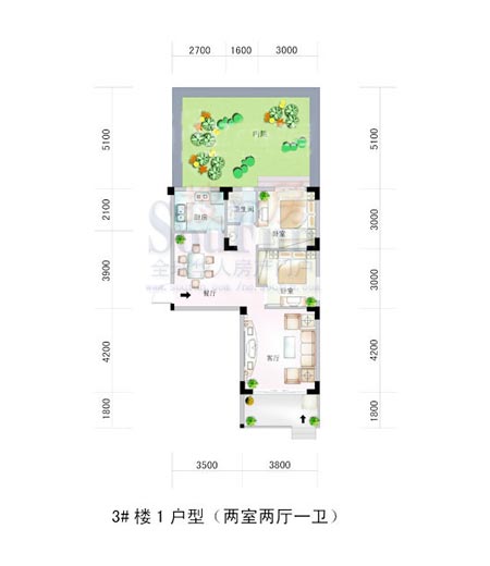 水岸菁华户型图