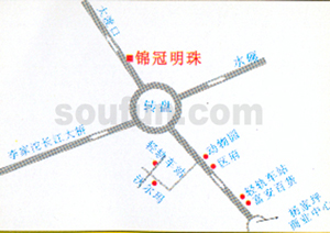 锦冠明珠交通图