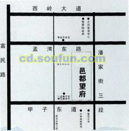 邑都望府交通图