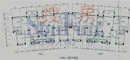 景湖湾畔二期户型图