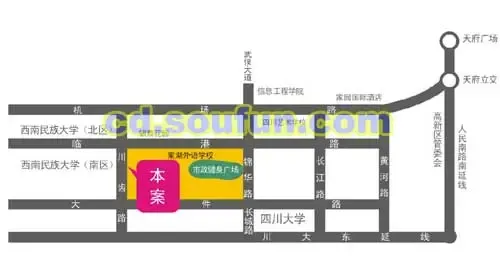 罗曼星城交通图