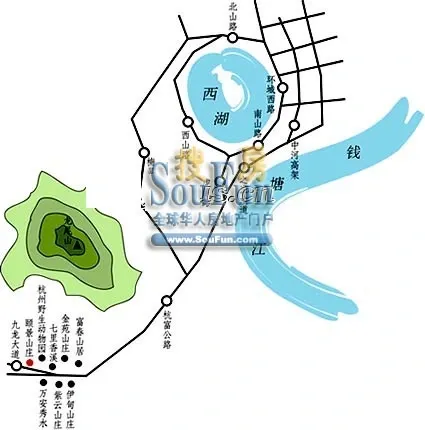 �þ�ɽׯ�����ڣ������꣩��ͨͼ