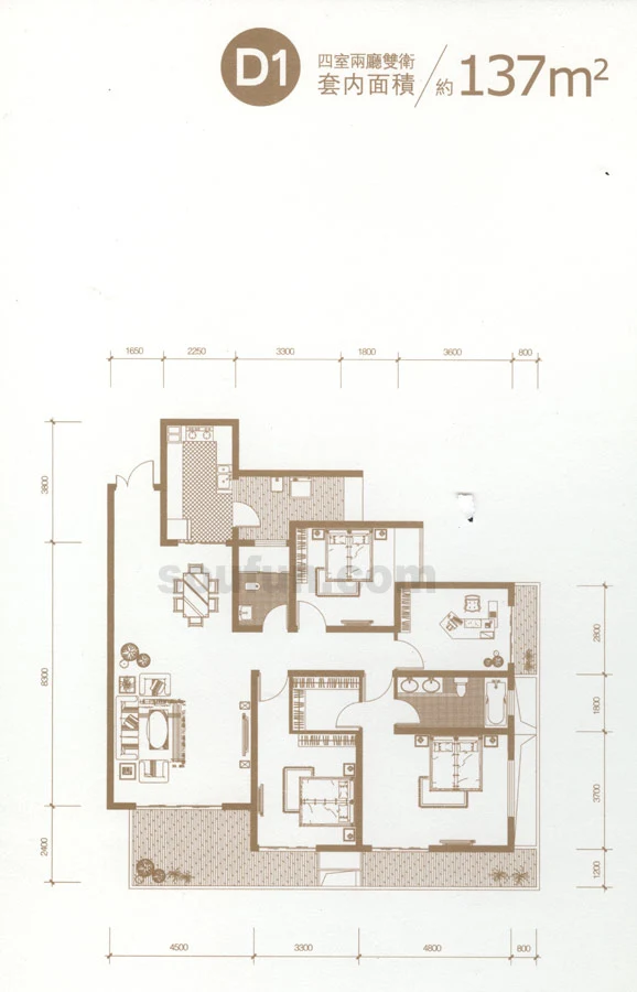 龙湖春森彼岸 全部户型图