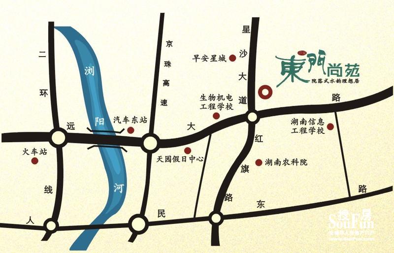 东门尚苑交通图