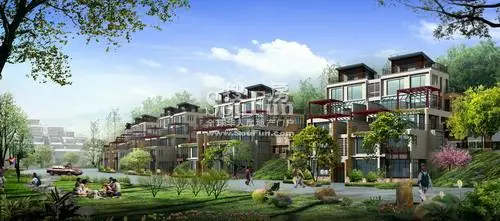 蓝山美树别墅叠拼样板(4+1)e型国信山地别墅间图片图片
