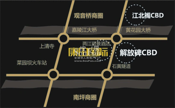 康田国际交通图