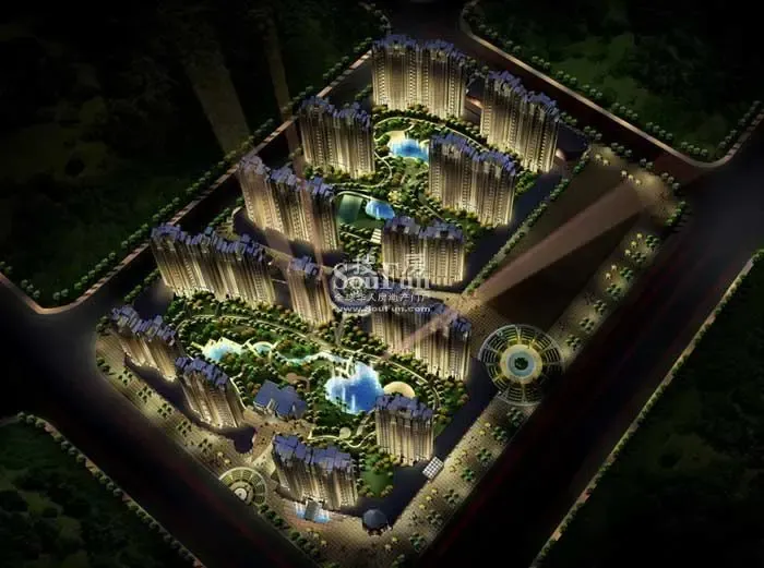 世纪中央城的相册-世纪中央城鸟瞰 -效果图-户