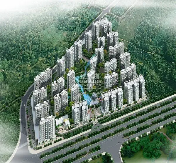 云栖谷鸟瞰图