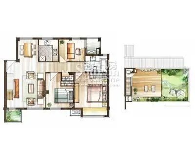 ���δδ�������-���ʽTownhouse(��԰��)���