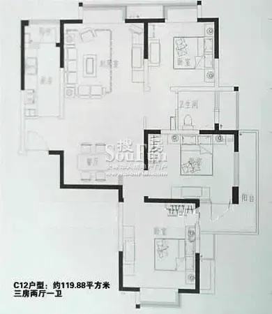 C12���� 3��2��119.88ƽ��
