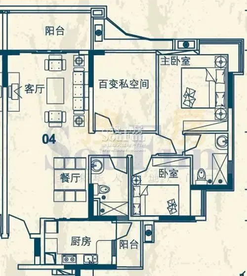 15栋2梯04单元