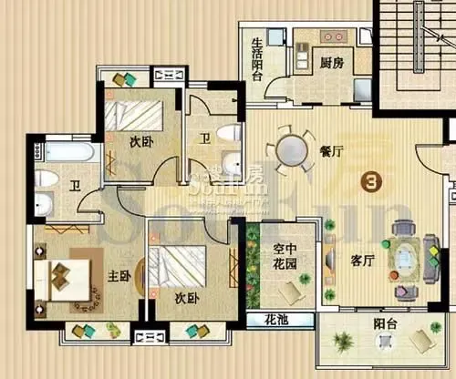 17栋3-18层03单元