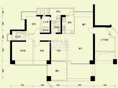 侨香诺园户型图