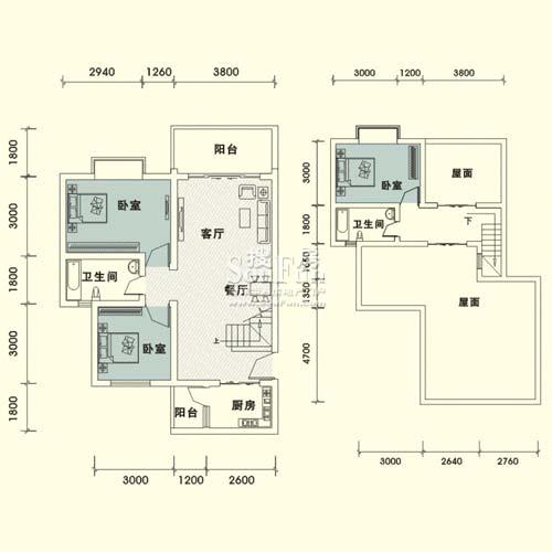 北湖印象户型图