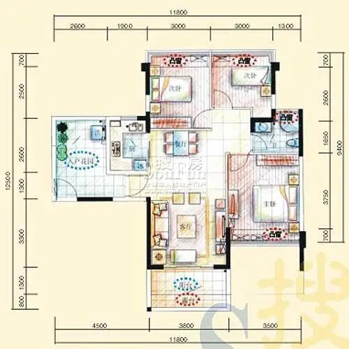 碧水龙庭二期户型图