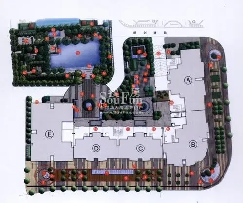 方圆月岛规划图