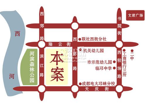 高宇滨水国际交通图