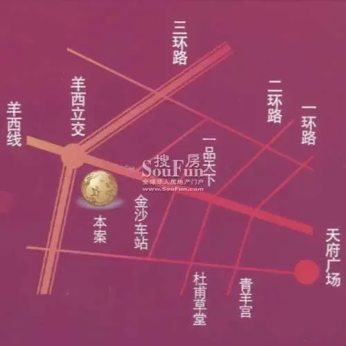 金地嘉年华城交通图