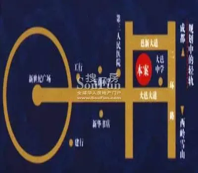 翰城国际交通图