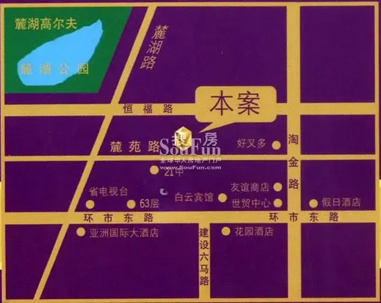 麓湖御景的相册-交通图