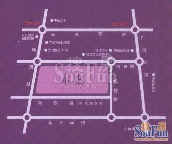 星御翠园交通图