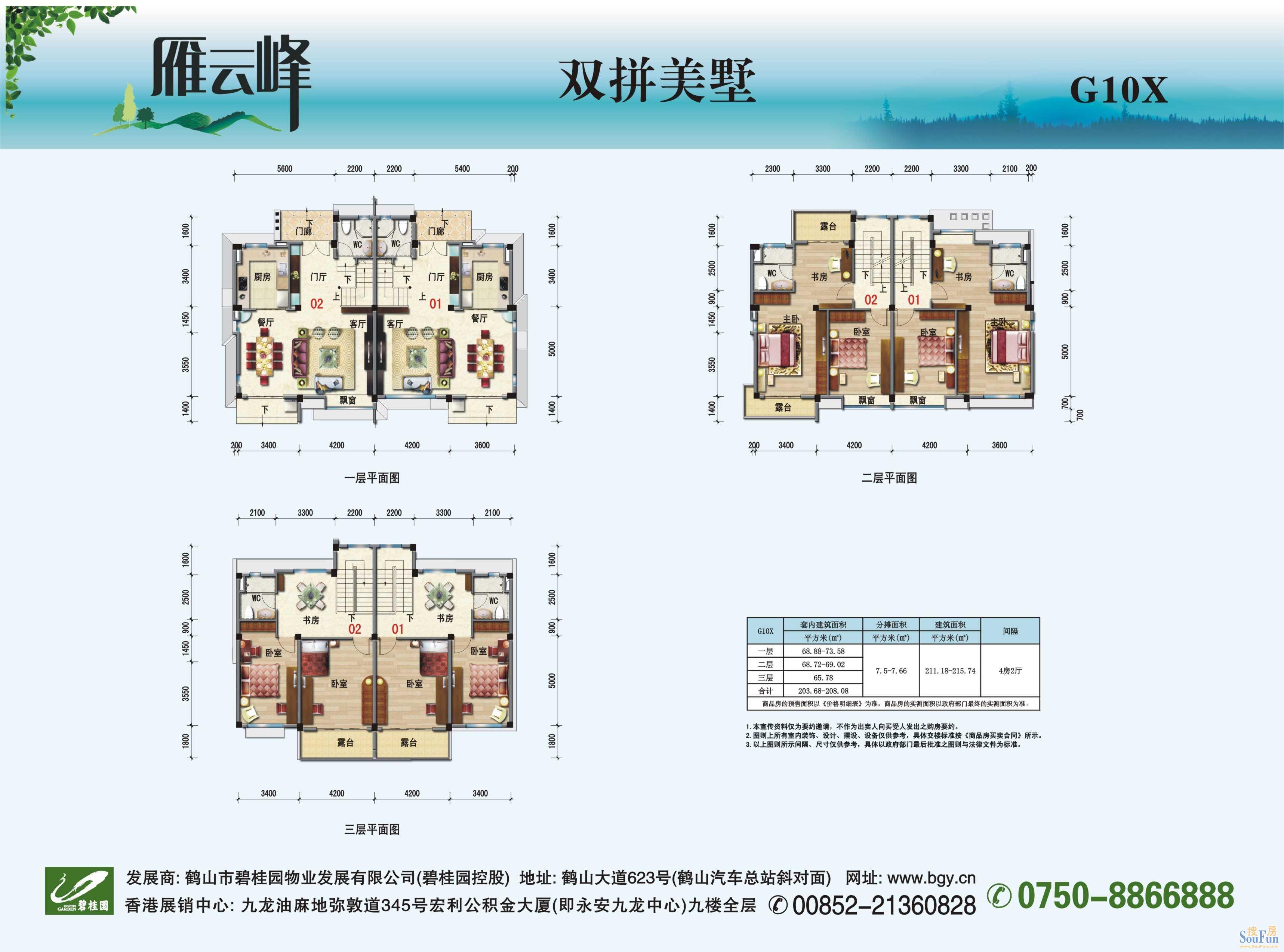 鹤山碧桂园户型图