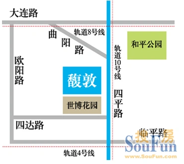 世博花园交通图