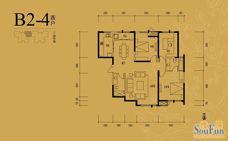 发布白桦林间户型图,你觉得那个户型设计的比较好呢
