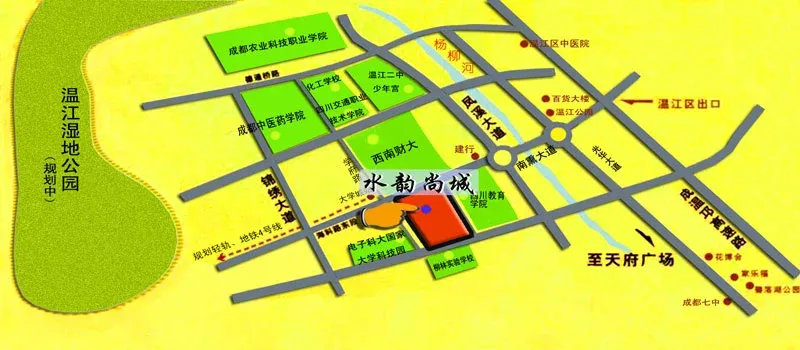 水韵尚城交通图