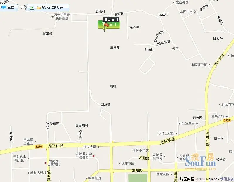 百合盛世交通图