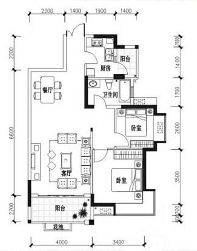 龙光海悦城邦户型图