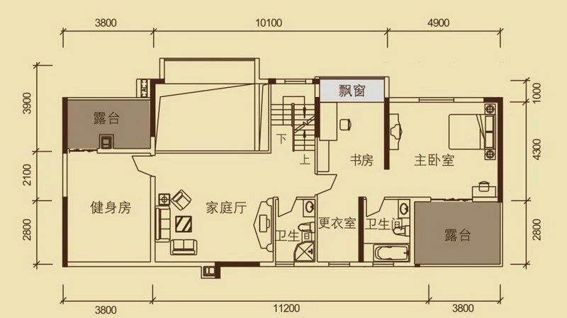 荣和中央公园户型图