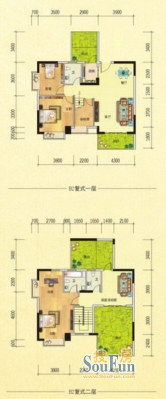 梦之岛花园户型图