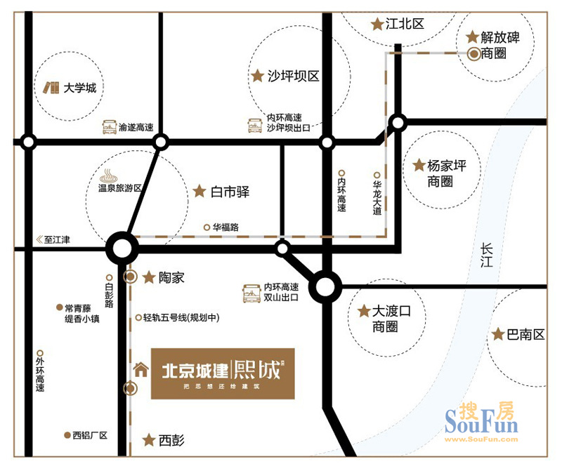 北京城建熙城交通图