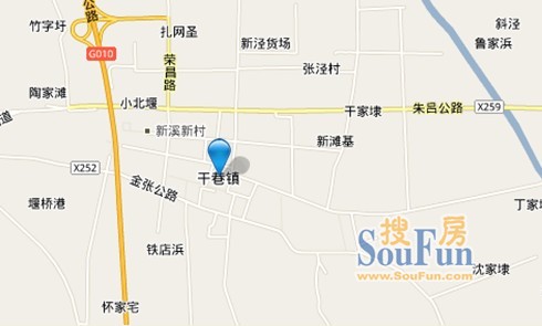 景乐南一村交通图