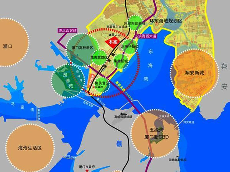 禹洲大学城交通图