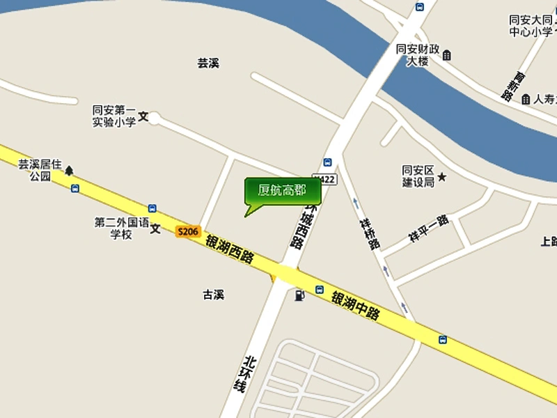 厦航高郡交通图