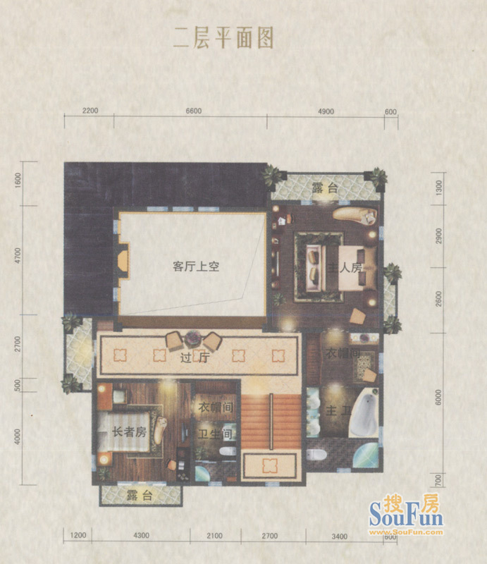 南沙奥园p35户型别墅