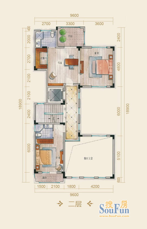 绿地乔治庄园别墅户型图