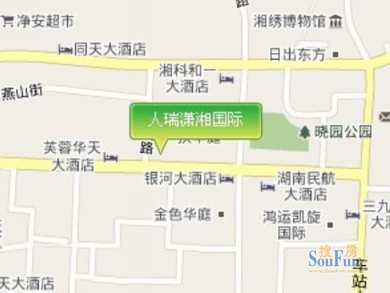 人瑞潇湘国际交通图