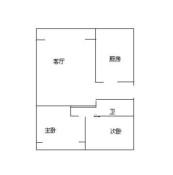 鹏飞湖庭鹏飞湖庭 户型图 2室1厅0卫0厨 0.00㎡