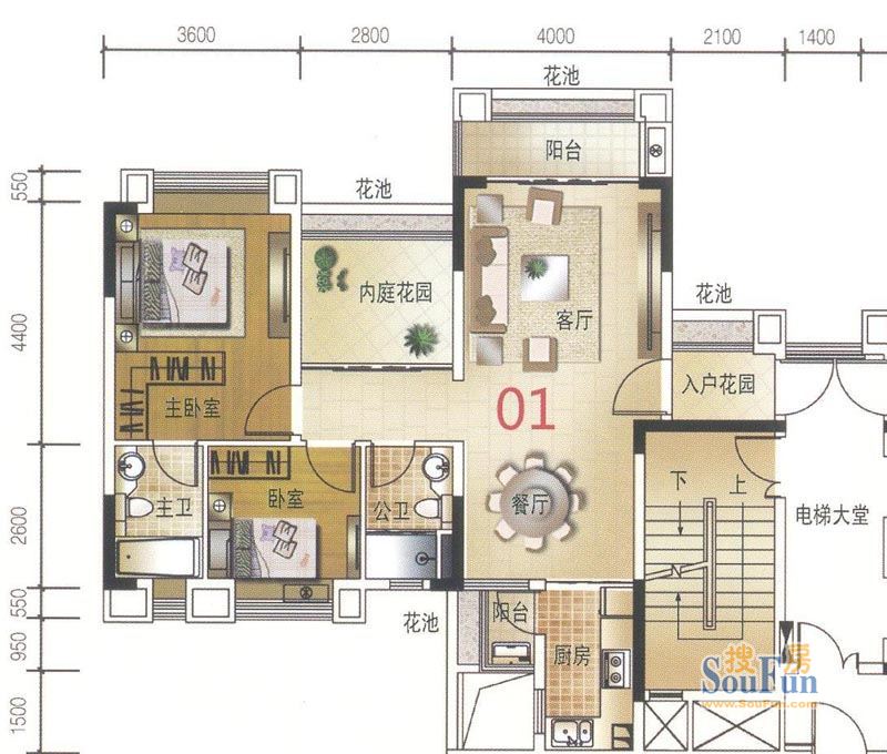 保利香槟花园实用三房典型 18座户型点评-佛山新房网-房天下