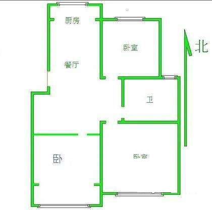 淞南五村上海 淞南五村 户型图 3室1厅1卫1厨 0.00㎡