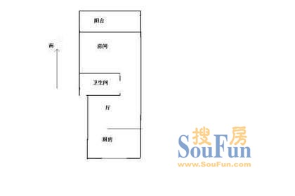 梅六小区上海 梅六小区 户型图 1室1厅1卫1厨 0.00㎡