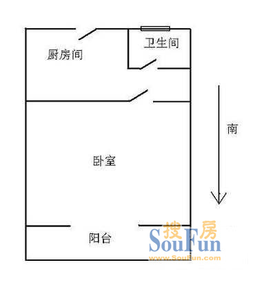 港驳小区上海 港驳小区 户型 1室0厅1卫1厨 0.00㎡