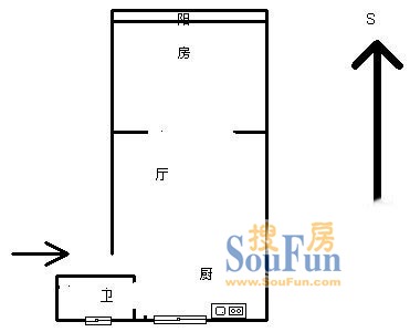 凤城一村上海 凤城一村 户型 1室1厅1卫1厨 0.00㎡