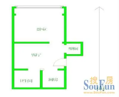 绿园五村上海 绿园五村 户型 1室1厅1卫1厨 0.00㎡